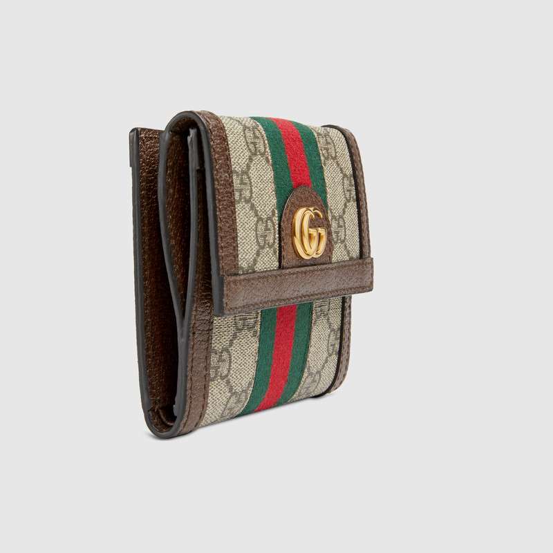 Gucci Ophidia GG French Flap Wallet 523173